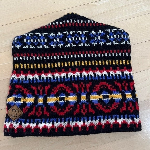 Merkley Headgear Vintage Pure Wool Colorful Trapeze Ski Beanie Hat main image 9